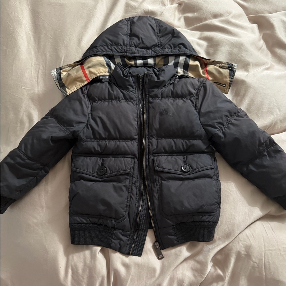 Burberry Beige Checkered Jacket